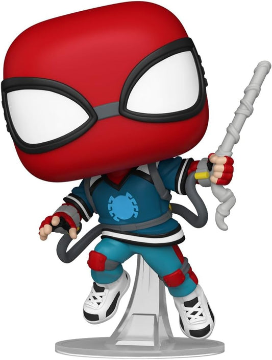 Funko Pop! Marvel: Friendly Neighborhood Spider-Man - Spider-Man (Homemade Suit) - Collectable Vinyl Figure - Gift Idea - Official Merchandise - Toys for Kids & Adults - Cartoons Fans