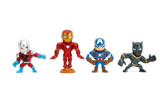 Marvel Avengers Metalfigs 4-Pack – Iron Man, Black Panther, Captain America & Ant-Man (New)