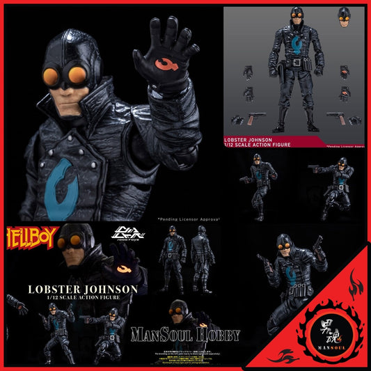 1000 Toys Hellboy – Lobster Johnson 1/12 Scale Action Figure (New, Sealed)