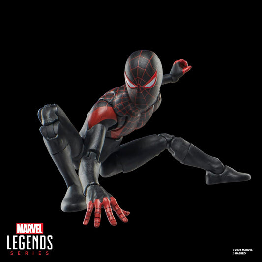 Marvel Legends Series Ultimate Miles Morales, Spider-Man Comics-Inspired Collectible 6-Inch Scale Action Figure with Character-Sized Comic Accessory