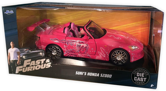 Jada Toys Suki'S 2001 Honda S2000 - 2 Fast 2 Furious 1:24 Diecast Model, Multi-colored, Yes (97604)